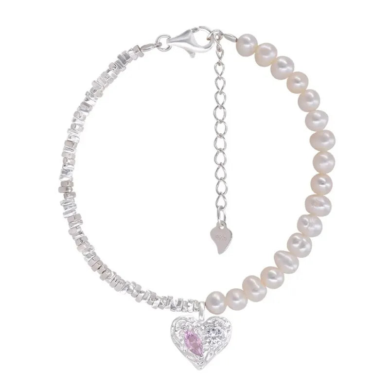 925 Sterling Silver Ladies Hearts Bracelets - Vogue J'adore