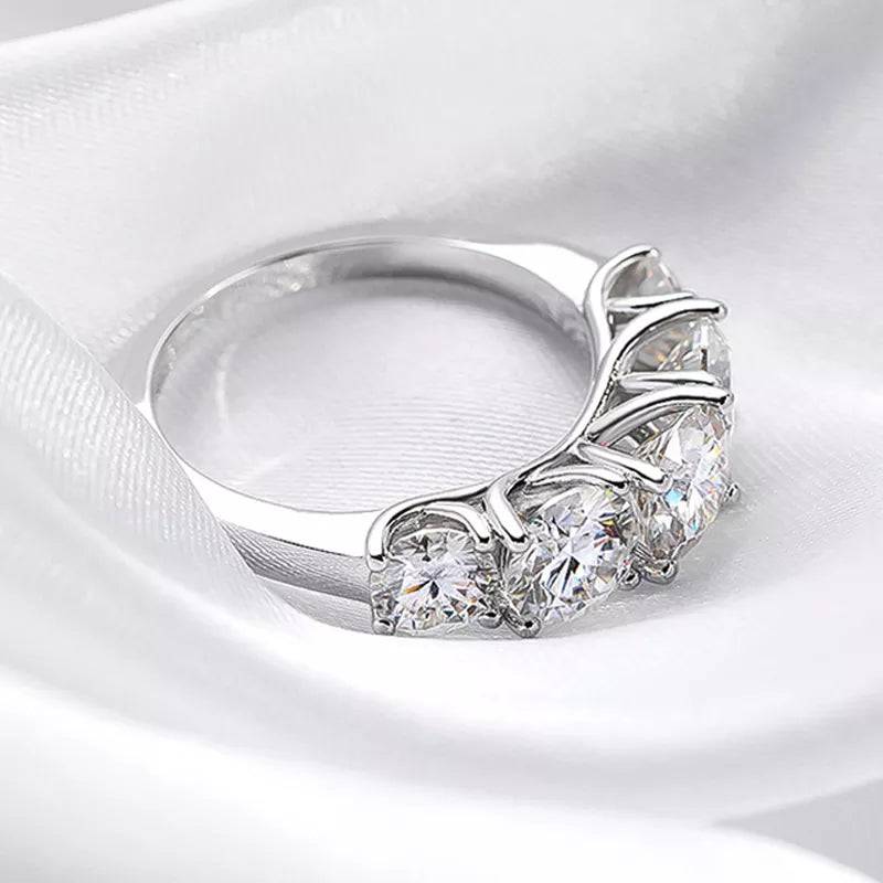 Art Deco 3.6CT Moissanite Engagement Ring - VOGUE J'ADORE